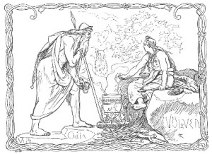 Odin_and the Völven_by_Lorenz Frølich