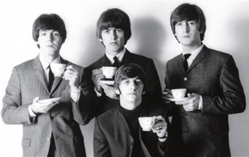 The Beatles 1960s with tea