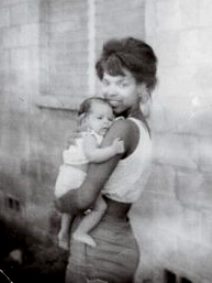 natasha trethewey as a baby held by mother Gwen