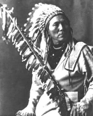 Morris Antelope, a chief of the Coeur d'Alene people