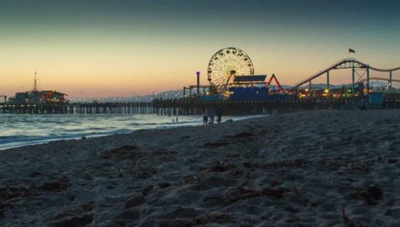 Santa Monica Pier at Twilight