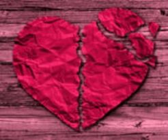 broken-heart-breakup-red-crumpled-paper