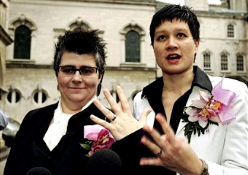 first-uk-civil-partners-2004-grainne-close-and-shannon-sickels