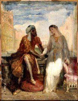 othello-and-desdemona-in-venice-by-theodore-chasseriau-1819-1856