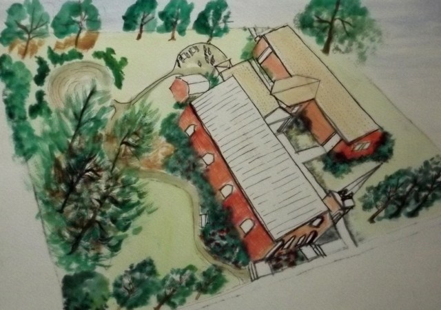 Architect rendering of garden1