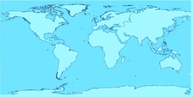 Irene - continents map